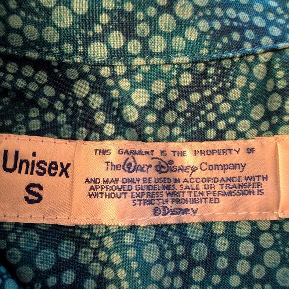 Disney Unisex Size S Blue Finding Nemo Submarine Voyage Project Team Worker Top - Picture 8 of 9